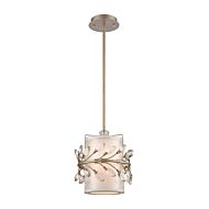 Asbury 1-Light Mini Pendant in Aged Silver