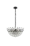 Emilia 5-Light Pendant in Black