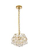 Savannah 3-Light Pendant in Brass