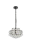 Savannah 3-Light Pendant in Black