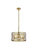 Kennedy 3-Light Pendant in Brass