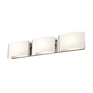 DVI Vanguard CCT LED Bathroom Vanity Light in Chrome