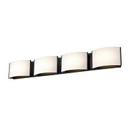 DVI Vanguard CCT LED Bathroom Vanity Light in Ebony