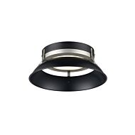 DVI Alcenon CCT LED Flush Mount in Ebony and Platinum