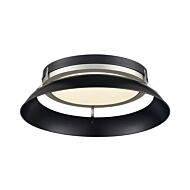 DVI Alcenon CCT LED Flush Mount in Ebony and Platinum