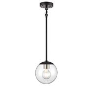 DVI Mackenzie Delta 1-Light Pendant in Multiple Finishes and Ebony