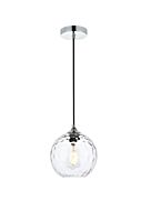 Cashel 1-Light Pendant in Chrome