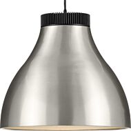 Radian LED 1-Light LED Pendant in Brushed Nickel