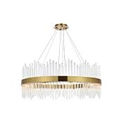 Dallas 20-Light Pendant in Satin Gold