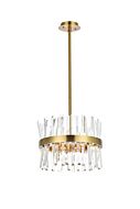 Serephina 8-Light Pendant in Satin Gold