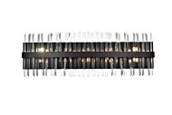 Serephina 10-Light Bathroom Vanity Light Sconce in Black