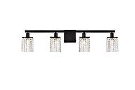 Phineas 4-Light Bathroom Vanity Light in Black