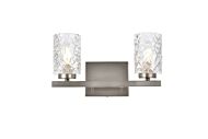 Cassie 2-Light Bathroom Vanity Light in Satin Nickel