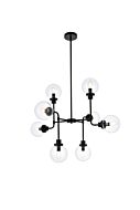 Hanson 8-Light Pendant in Black