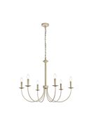 Brielle 6-Light Pendant in Weathered Dove