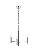 Carmella 3-Light Pendant in Chrome