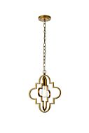 Sandara 1-Light Pendant in Brass