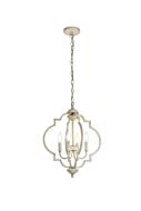 Sandara 4-Light Pendant in Weathered Dove