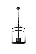 Janet 4-Light Pendant in Black