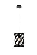 Levante 1-Light Pendant in Black