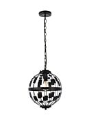 Levante 1-Light Pendant in Black