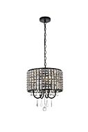 Elise 4-Light Pendant in black