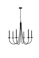 Cohen 6-Light Pendant in Black