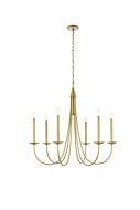 Cohen 6-Light Pendant in Brass