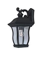 Chelsea 1-Light Wall Lantern in Black