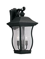 Chelsea 3-Light Wall Lantern in Black