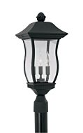 Chelsea 3-Light Post Lantern in Black