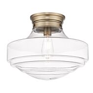 One Light Semi-Flush Mount by Golden