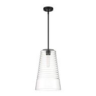 Ingo 1-Light Pendant in Matte Black