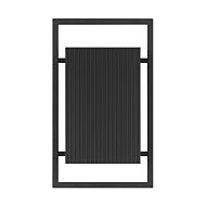 Pine Hills 1-Light Wall Lantern in Black