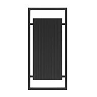 Pine Hills 1-Light Wall Lantern in Black