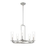 Hudson Heights 5-Light Chandelier in Polished Nickel