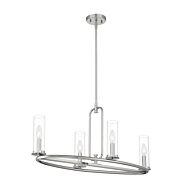 Hudson Heights 4-Light Island Pendant in Polished Nickel