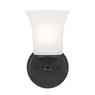 Bronson 1-Light Wall Sconce in Matte Black