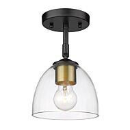 One Light Semi-Flush Mount by Golden