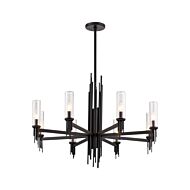 Eight Light Chandelier by Alora