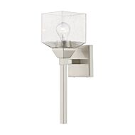 Aragon 1-Light Bathroom Vanity Sconce in Brushed Nickel