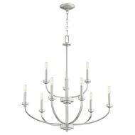 Nine Light Chandelier by Quorum