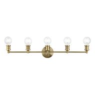 Lansdale 5-Light Bathroom Vanity Sconce in Antique Brass