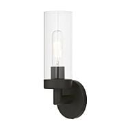 Ludlow 1-Light Wall Sconce in Black