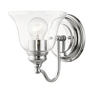 Moreland 1-Light Bathroom Vanity Sconce in Polished Chrome