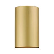 Bond 1-Light Outdoor Wall Sconce in Satin Gold