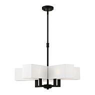 Rubix 5-Light Chandelier in Black