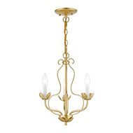 Katarina 3-Light Chandelier in Soft Gold