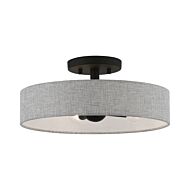 Elmhurst 4-Light Semi-Flush Mount in Black