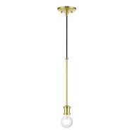 Lansdale 1-Light Pendant in Satin Brass